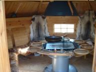 rustikaler Innenbereich